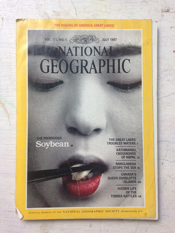 Libro usado en venta: The prodigious Soybean - Vol. 172 n? 1 de National geographic; editorial National geographic impreso en 1987.1