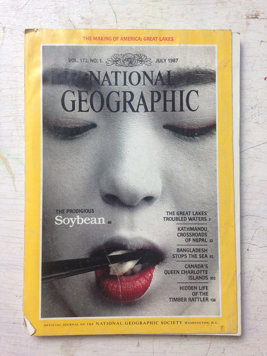 Libro usado en venta: The prodigious Soybean - Vol. 172 n? 1 de National geographic; editorial National geographic impreso en 1987.1