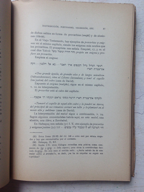 Libro usado en venta: Revista del Instituto Arias Montano de estudios hebraicos y oriente proximo de Sefarad; impreso en 1951 envios a todo el mundo.3