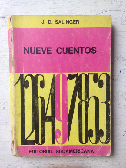 Libro usado en venta: Nueve cuentos de J. D. Salinger; editorial Sudamericana impreso en 1972 realizamos envios a todo el mundo.1