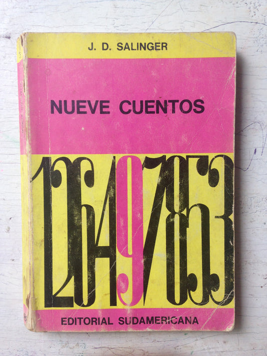 Libro usado en venta: Nueve cuentos de J. D. Salinger; editorial Sudamericana impreso en 1972 realizamos envios a todo el mundo.1