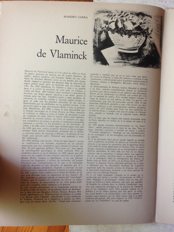 Libro usado en venta: Pinacoteca de los genios 87 de Maurice De Vlaminck; editorial Codex impreso en 1964 realizamos envios a todo el mundo.2