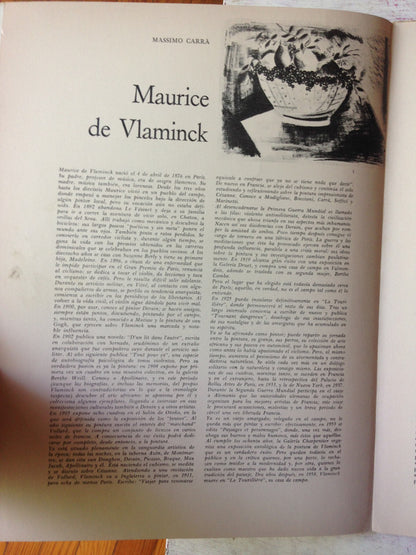 Libro usado en venta: Pinacoteca de los genios 87 de Maurice De Vlaminck; editorial Codex impreso en 1964 realizamos envios a todo el mundo.2