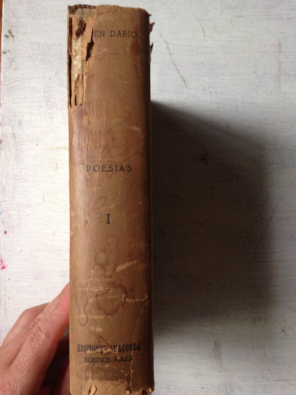 Libro usado en venta: Obras completas de Gustavo Adolfo Becquer; editorial Anaconda impreso en 1947 realizamos envios a todo el mundo.2