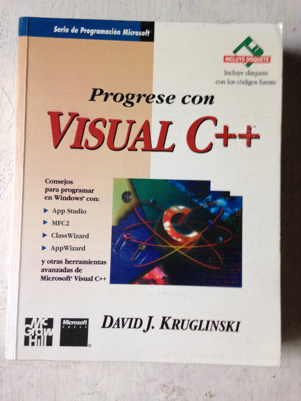 Libro usado en venta: Progrese con Visual C++ de David J. Kruglinski; editorial McGraw-Hill impreso en 1993 realizamos envios a todo el mundo.1