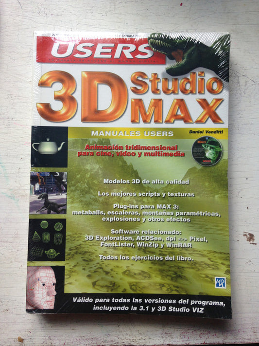 Libro usado en venta: 3D Studio Max de Daniel Venditti; editorial Mp Ediciones realizamos envios a todo el mundo.1