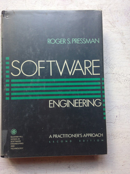 Libro usado en venta: Software engineering - A practitioner's Approach (Tapa dura) de Roger S. Pressman; editorial McGraw-Hill impreso en 1982.1