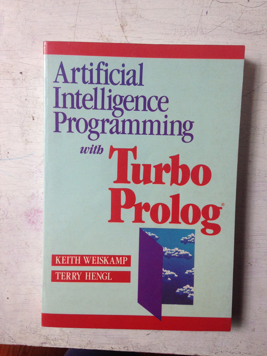 Libro usado en venta: Artificial intelligence programing with turbo prolog de Keith Weiskamp - Terry Hengl; John Wiley & Sons impreso en 19881.1