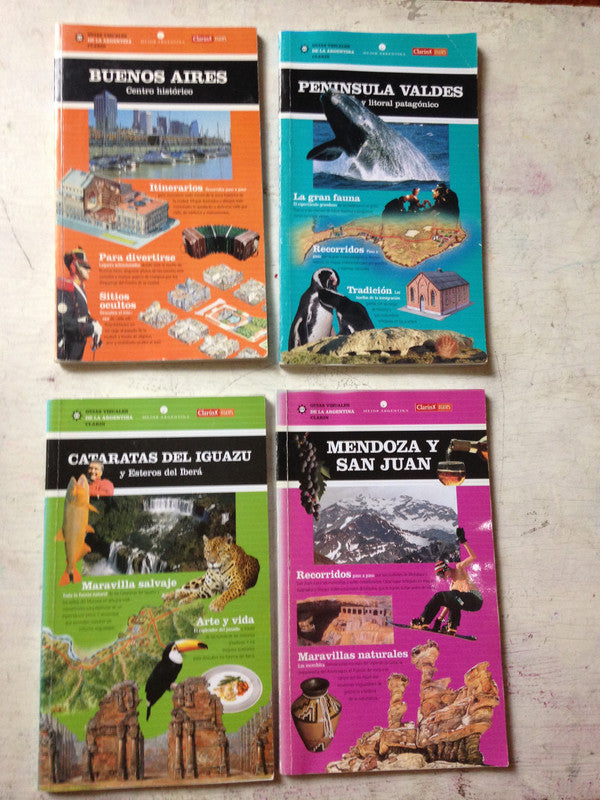 Libro usado en venta: Guias visuales de la Argentina; editorial AGEA impreso en 2001 realizamos envios a todo el mundo.1