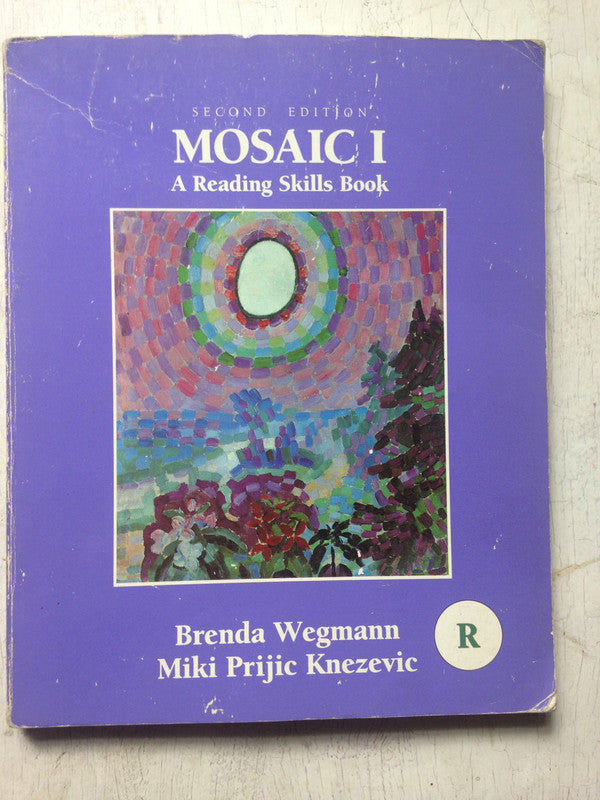 Libro usado en venta: Mosaic I - A reading skills book de B. Wegmann - Miki Prijic Knezevic; editorial McGraw-Hill impreso en 1990.1