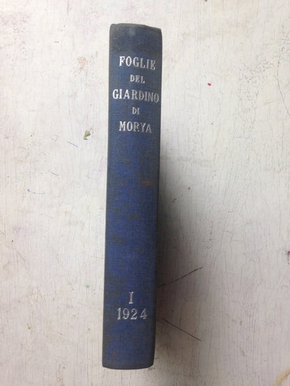 Libro usado en venta: Foglie del Giardino di Morya; editorial Agni Yoga Society impreso en 1970 realizamos envios a todo el mundo.2