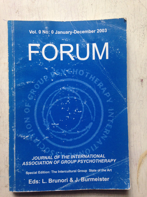 Libro usado en venta: Journal of the international association of group psychotherapy de Revista Forum; realizamos envios a todo el mundo.1
