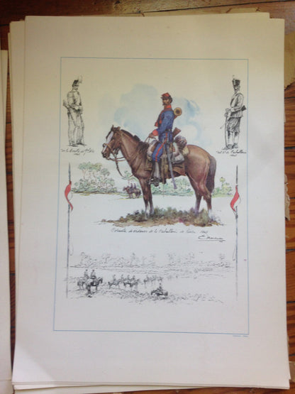 Libro usado en venta: Uniformes De La Patria / Bajo la Cruz Del Sur de Enrique Vidal Molina; Servicio de informaciones del ejército impreso en 19671.2