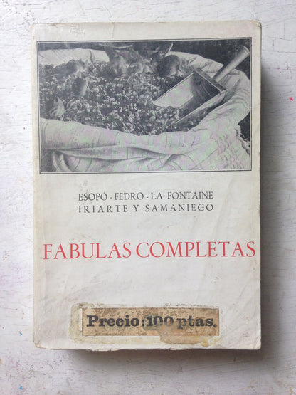 Libro usado en venta: Fabulas completas; editorial Ibericas impreso en 1966 realizamos envios a todo el mundo.1
