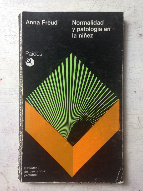 Libro usado en venta: Normalidad y patologia en la ni?ez de Anna Freud; editorial Paidos impreso en 1978 realizamos envios a todo el mundo.1