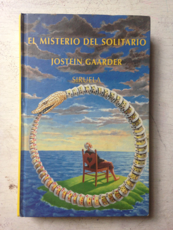 Libro usado en venta: El misterio del solitario de Jostein Gaarder; editorial Siruela impreso en 1996 realizamos envios a todo el mundo.1