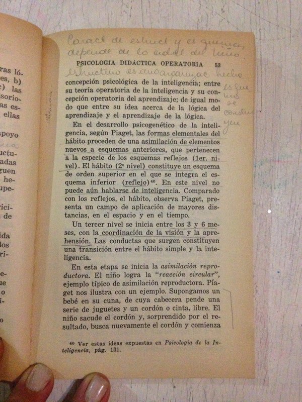 Libro usado en venta: Psicologia y didactica operatoria de Angel Diego Marquez; editorial Humanitas impreso en 1983 realizamos envios a todo el mundo.2