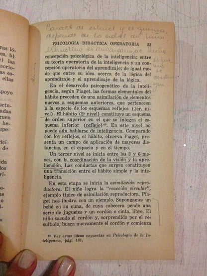 Libro usado en venta: Psicologia y didactica operatoria de Angel Diego Marquez; editorial Humanitas impreso en 1983 realizamos envios a todo el mundo.2