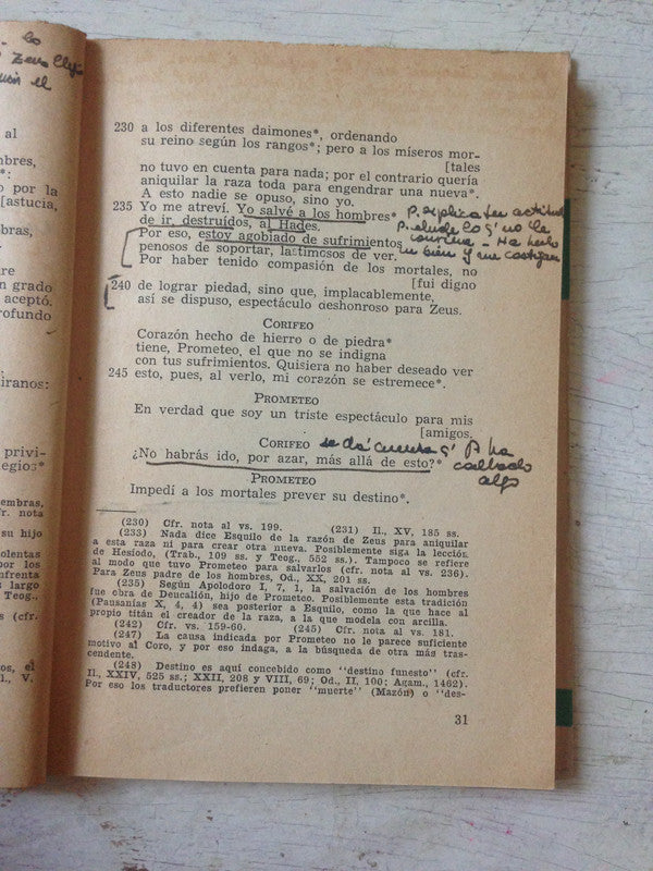 Libro usado en venta: Esquilo (Prometeo encadenado - Agamemnon de Tabare J. Freire; editorial Sintesis impreso en 1963 envios a todo el mundo.4