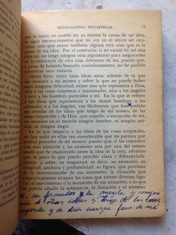 Libro usado en venta: Meditaciones metafisicas de Rene Descartes; editorial Aguilar impreso en 1964 realizamos envios a todo el mundo.2