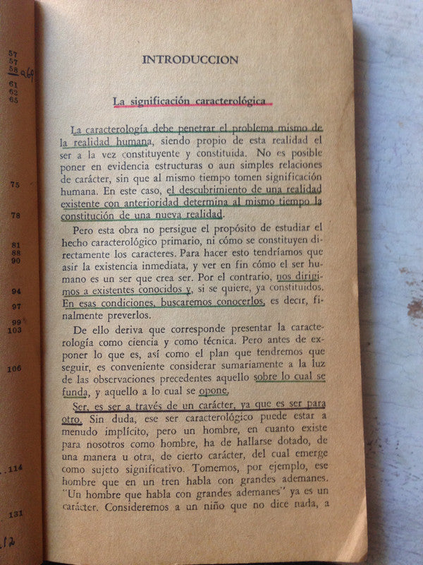 Libro usado en venta: La caracterologia de Guy Palmade; editorial Paidos impreso en 1965 realizamos envios a todo el mundo.4