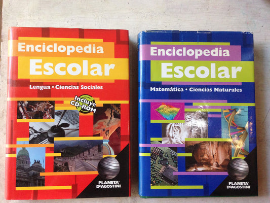 Libro usado en venta: Enciclopedia escolar (2 Tomos) trae CD de Diana Paris; editorial Planeta DeAgostini impreso en 2005 envios a todo el mundo.1