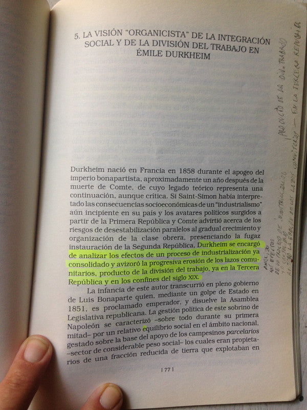 Libro usado en venta: La impronta espacial - temporal en el analisis social clasico; editorial Biblos impreso en 1999 envios a todo el mundo.3