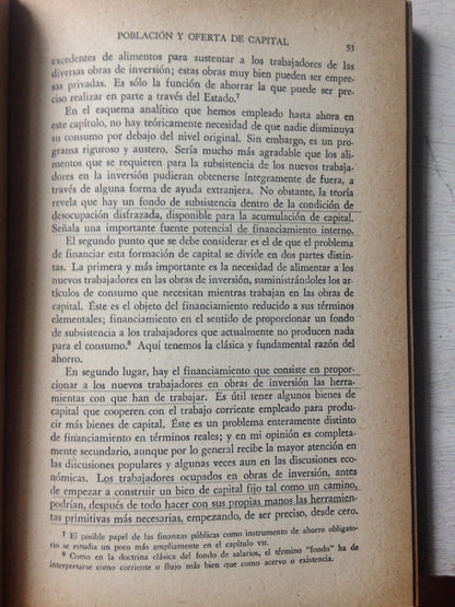 Libro usado en venta: Problemas de formacion de capital de Ragnar Nurkse; editorial Fondo de Cultura Economica impreso en 1966 envios a todo el mundo.2