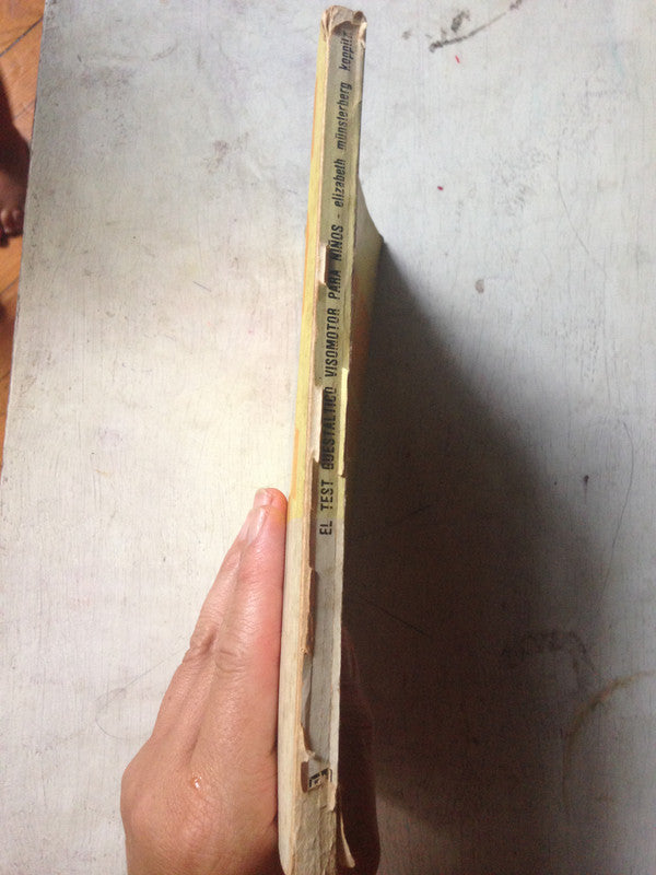 Libro usado en venta: El test guestaltico visomotor - Uso y aplicaciones clinicas de Lauretta Bender; editorial Paidos impreso en 1984.2