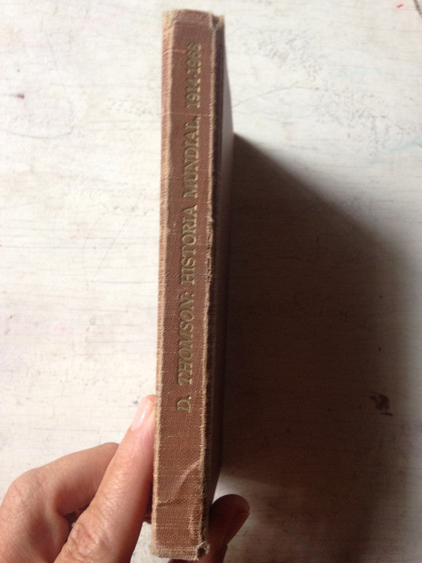 Libro usado en venta: Historia mundial de 1914 a 1968 de David Thomson; editorial Fondo de Cultura Economica impreso en 1970 envios a todo el mundo.2