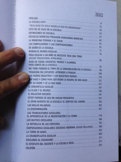 Libro usado en venta: 100 razones para no ir a la escuela de Norberto Siciliani; editorial San Benito impreso en 2010 envios a todo el mundo.2