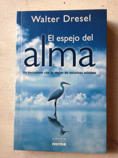 Libro usado en venta: El espejo del alma de Walter Dresel; editorial Norma impreso en 2009 realizamos envios a todo el mundo.1