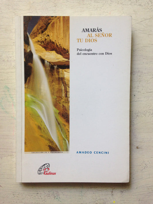 Libro usado en venta: Amaras al Se?or tu Dios de Amadeo Cencini; editorial Paulinas impreso en 1999 realizamos envios a todo el mundo.1