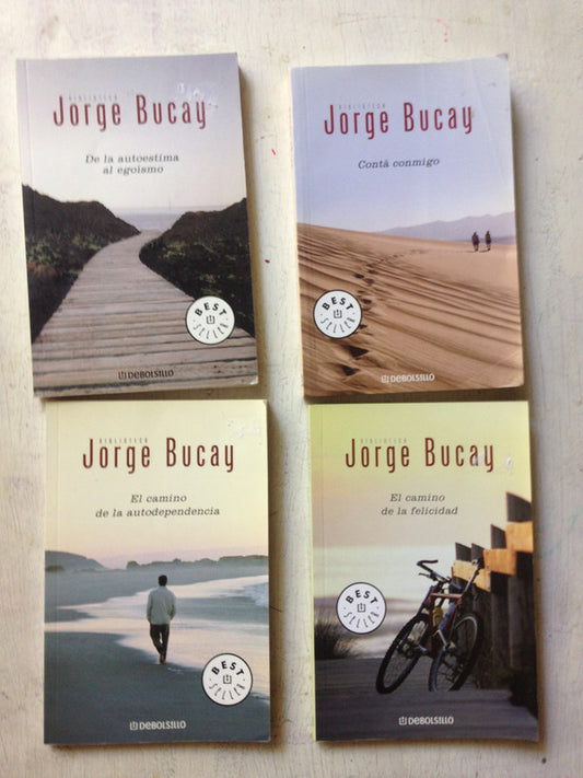 Libro usado en venta: 4 Libros de Jorge Bucay; editorial DeBolsillo impreso en 2006 realizamos envios a todo el mundo.1