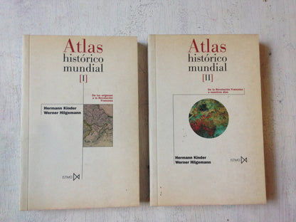 Libro usado en venta: Atlas historico mundial (2 Tomos) de H Kinder - W Hilgemann; editorial Istmo impreso en 1996 realizamos envios a todo el mundo.1
