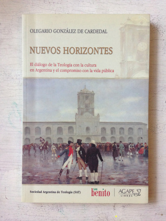 Libro usado en venta: Nuevos horizontes de O. Gonzalez de Cardedal; editorial San Benito impreso en 2010 realizamos envios a todo el mundo.1