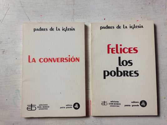 Libro usado en venta: 3 Libros de Padres de la Iglesia; editorial Patria grande impreso en 1979 realizamos envios a todo el mundo.1