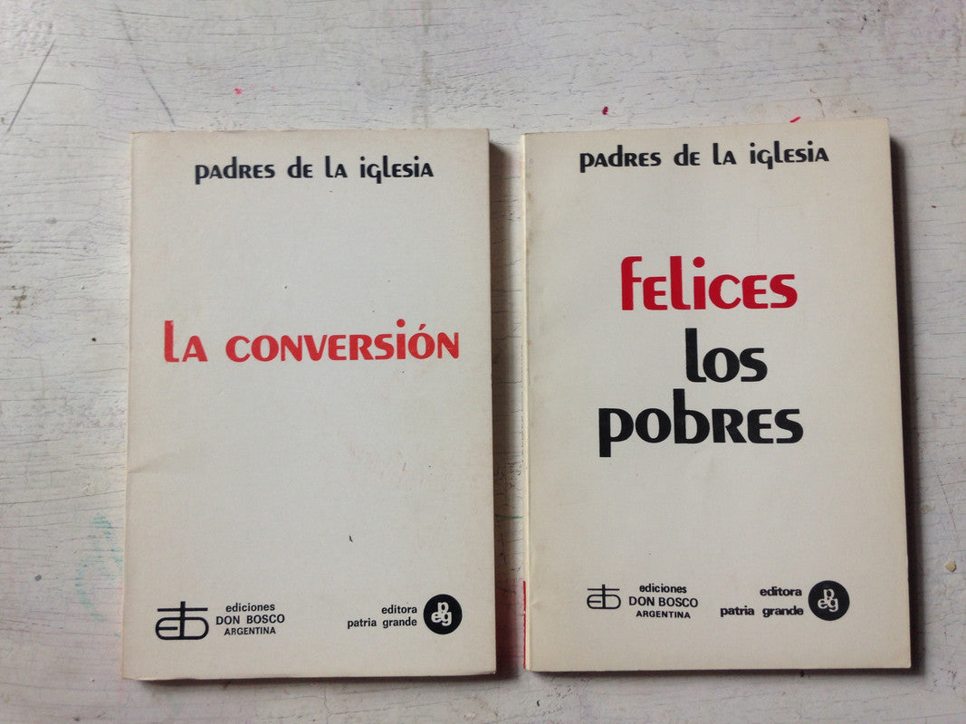 Libro usado en venta: 3 Libros de Padres de la Iglesia; editorial Patria grande impreso en 1979 realizamos envios a todo el mundo.1