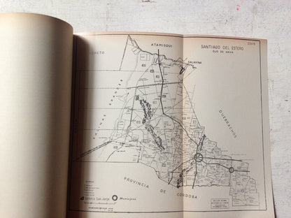 Libro usado en venta: Rasgos fundamentales de los departamentos de Santiago del Estero (2 Tomos) de Basualdo; Municipalidad de Santiago del Estero 1981.2