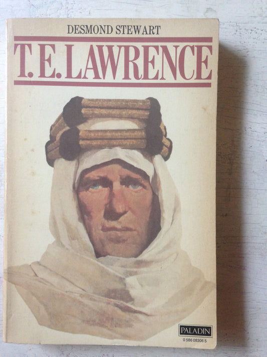 Libro usado en venta: T. E. Lawrence de Desmond Stewart; editorial Paladin Books impreso en 1979 realizamos envios a todo el mundo.1