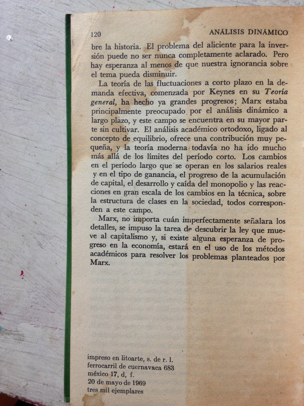 Libro usado en venta: Introduccion a la economia marxista de Joan Robinson; editorial Siglo XXI impreso en 1969 realizamos envios a todo el mundo.2