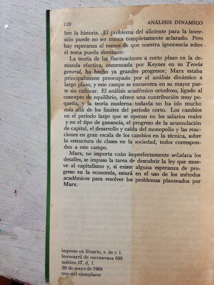 Libro usado en venta: Introduccion a la economia marxista de Joan Robinson; editorial Siglo XXI impreso en 1969 realizamos envios a todo el mundo.2