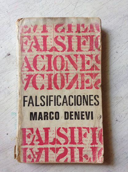 Libro usado en venta: Falsificaciones de Marco Denevi; editorial Calatayud-Dea impreso en 1969 realizamos envios a todo el mundo.1