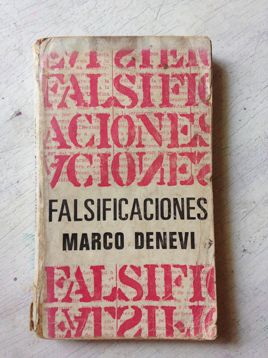 Libro usado en venta: Falsificaciones de Marco Denevi; editorial Calatayud-Dea impreso en 1969 realizamos envios a todo el mundo.1