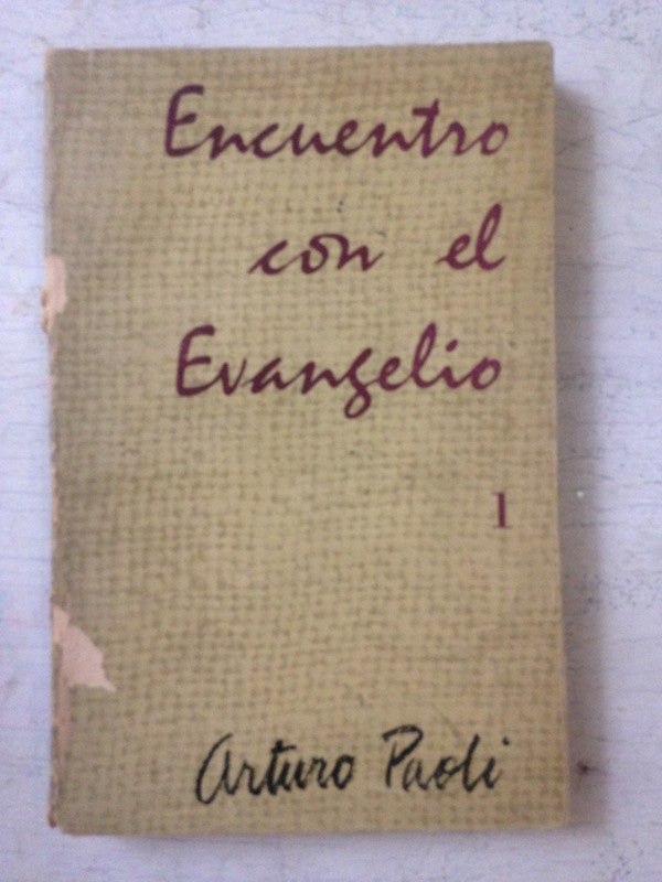 Libro usado en venta: Encuentro con el Evangelio de Arturo Paoli; editorial Latinoamerica Libros impreso en 1968 realizamos envios a todo el mundo.1