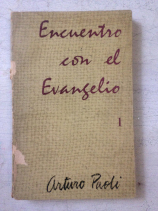 Libro usado en venta: Encuentro con el Evangelio de Arturo Paoli; editorial Latinoamerica Libros impreso en 1968 realizamos envios a todo el mundo.1