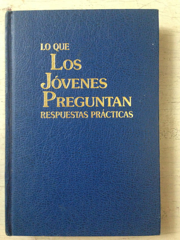 Libro usado en venta: Lo que los jovenes preguntan; editorial Watchtower Bible impreso en 1989 realizamos envios a todo el mundo.1