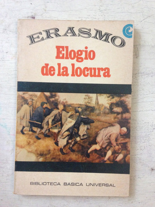 Libro usado en venta: Elogio de la locura de Erasmo de Rotterdam; editorial Centro Editor de America Latina impreso en 1969 envios a todo el mundo.1
