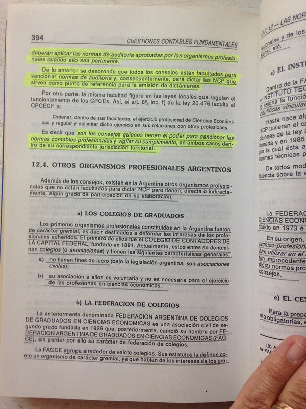 Libro usado en venta: Cuestiones contables fundamentales de Enrique Fowler Newton; editorial Macchi impreso en 1991 realizamos envios a todo el mundo.3