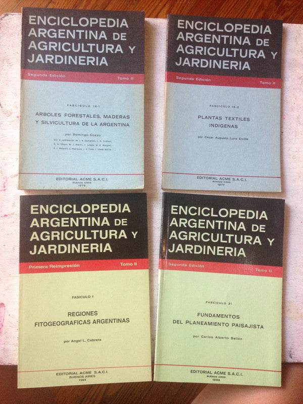 Libro usado en venta: Enciclopedia Argentina de Agricultura y Jardineria (2 vol.) de Enciclopedia; editorial Acme realizamos envios a todo el mundo.1